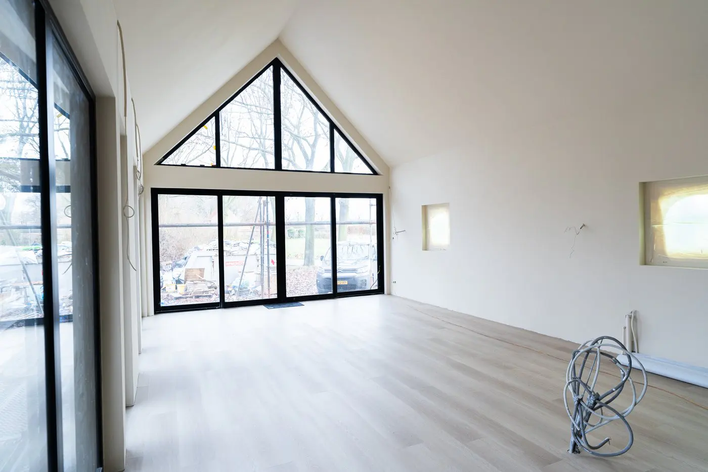 Woning die wind- en waterdicht is, klaar voor de binnenafwerking
