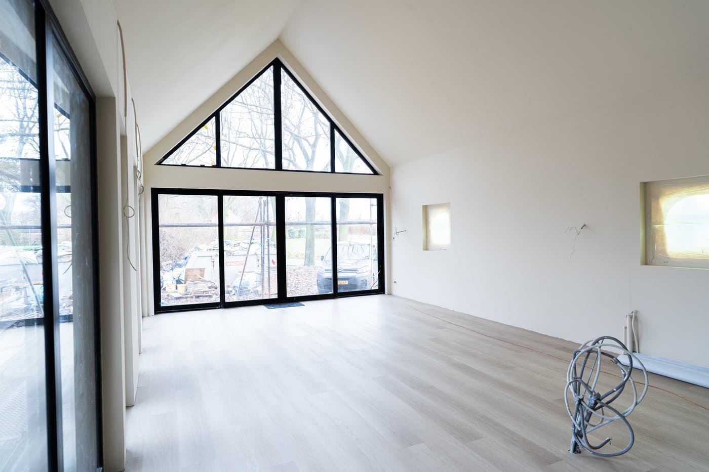 Woning die wind- en waterdicht is, klaar voor de binnenafwerking