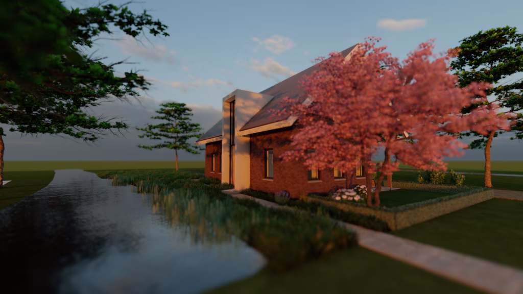 Landelijke prefab villa